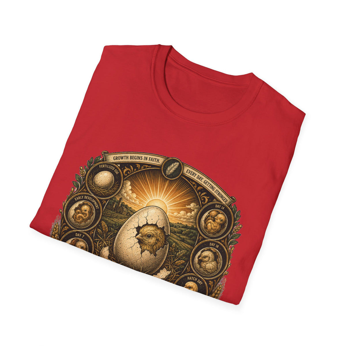 Trust the Process Hatching Emblem T-Shirt — Good Things Take Time Tee