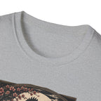 Shadow Samurai Ayam Cemani T-Shirt — Moonrise Warrior Rooster Tee