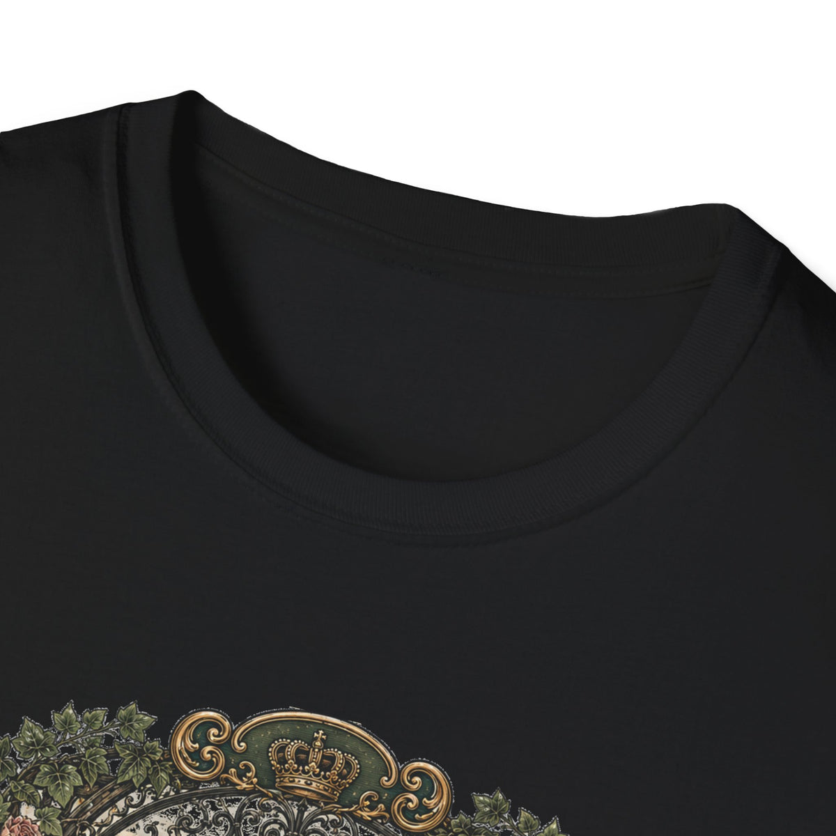 Queen of the Feathered Garden Cochin T-Shirt — Elegant Victorian Hen Tee