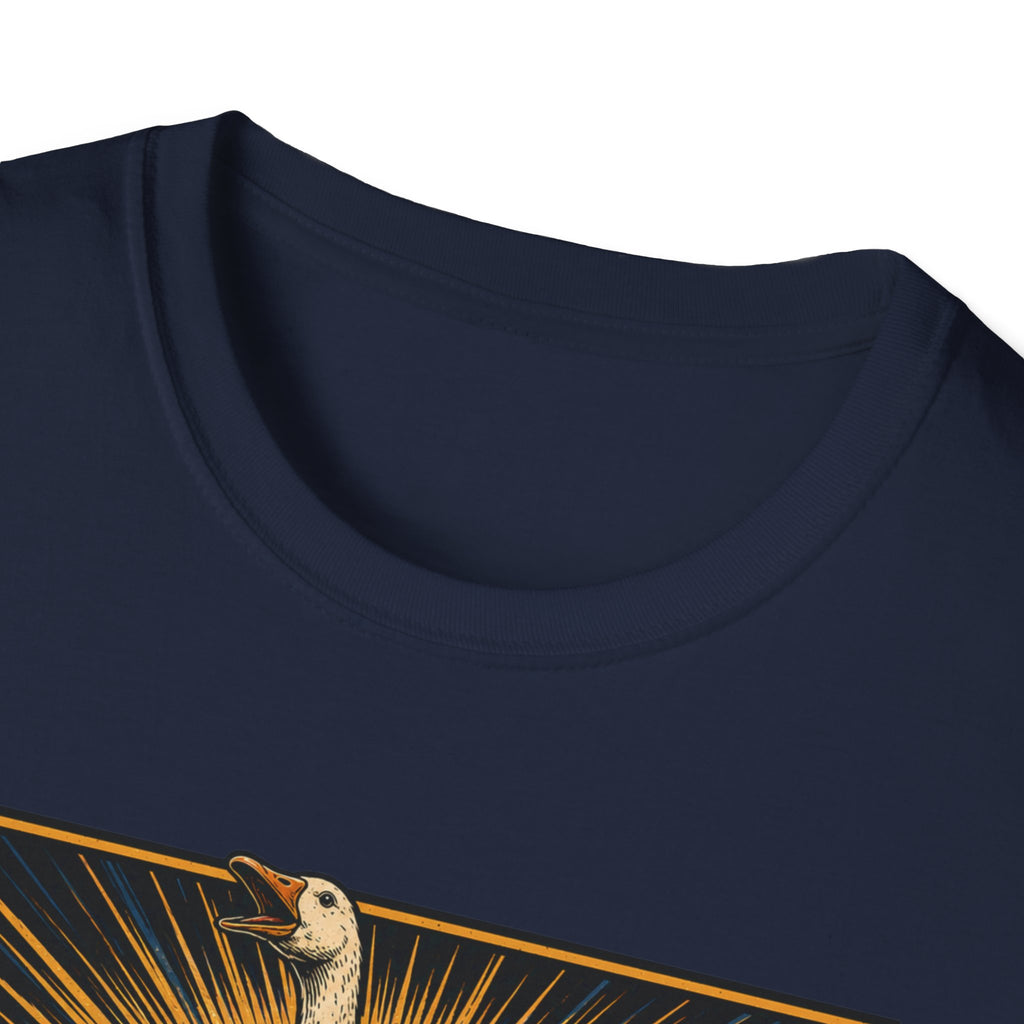 The Flock Awakens T‑Shirt — Retro Goose & Duck Vintage Wildlife Tee