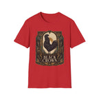 The Black Crown Ayam Cemani T-Shirt — Art Deco Rooster Graphic Tee