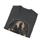 Night Shift Supervisor Ayam Cemani T-Shirt — Caretaker Rooster Graphic Tee