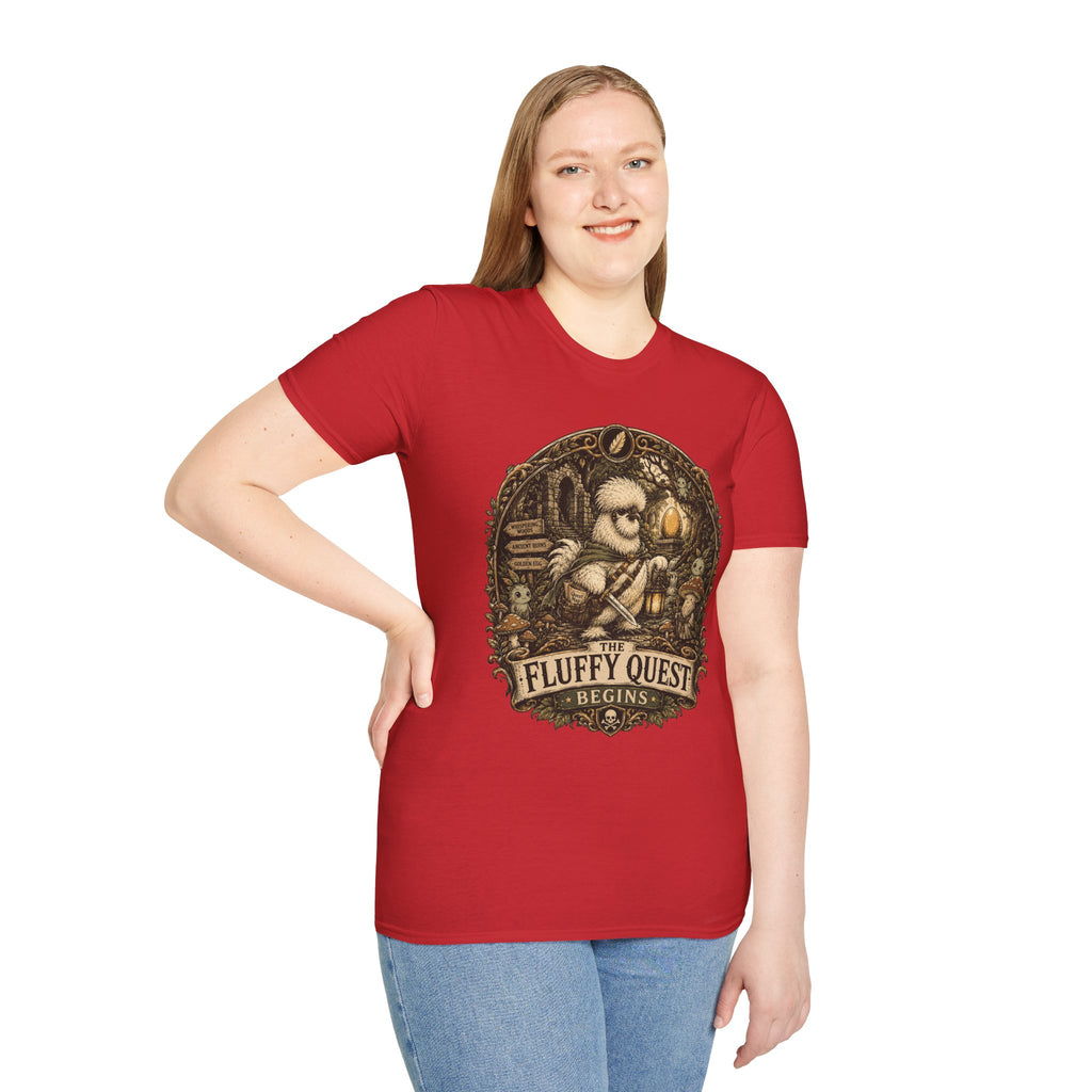 Quest for the Golden Egg Silkie T-Shirt — Enchanted Wood Adventure Tee