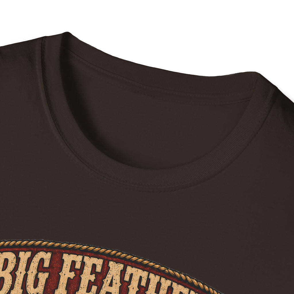 Big Feathers, Bigger Reputation Brahma T-Shirt — Bold Rooster Graphic Tee