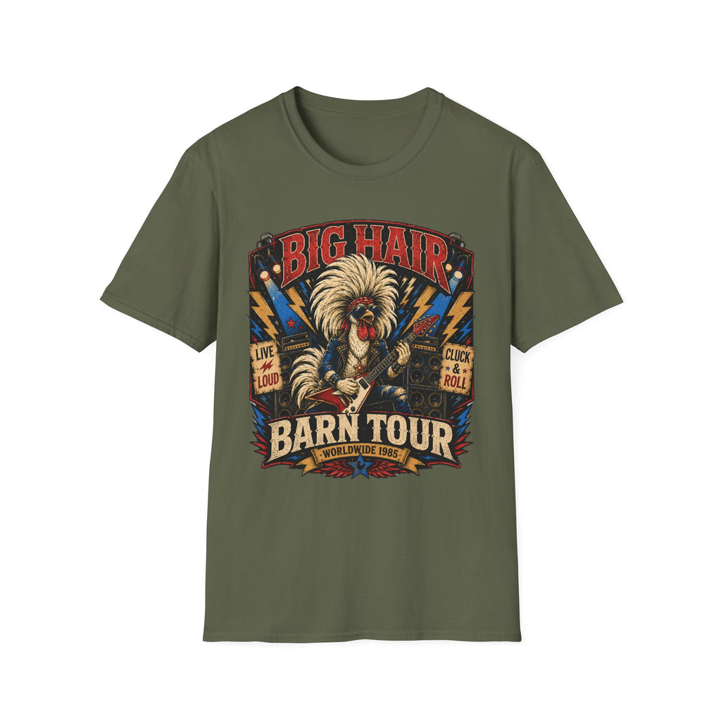 Big Hair Rock Star Concert Polish Chicken T-shirt, photo 6
