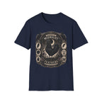 Master of Midnight Feathers Ayam Cemani T-Shirt — Gothic Rooster Graphic Tee