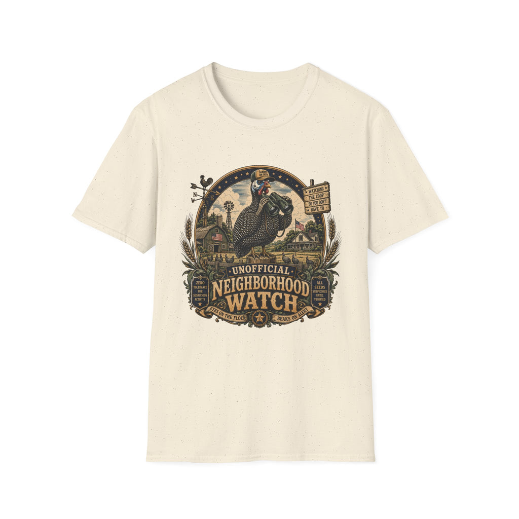 Guinea Fowl Neighborhood Watch T-shirt, photo 5