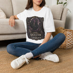 Shadow and Legend Ayam Cemani T-Shirt — Gothic Emblem Rooster Tee