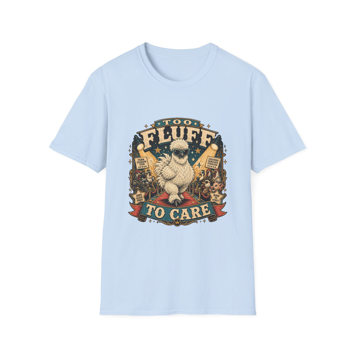Too Fluff Silkie Chicken T-shirt, photo 8