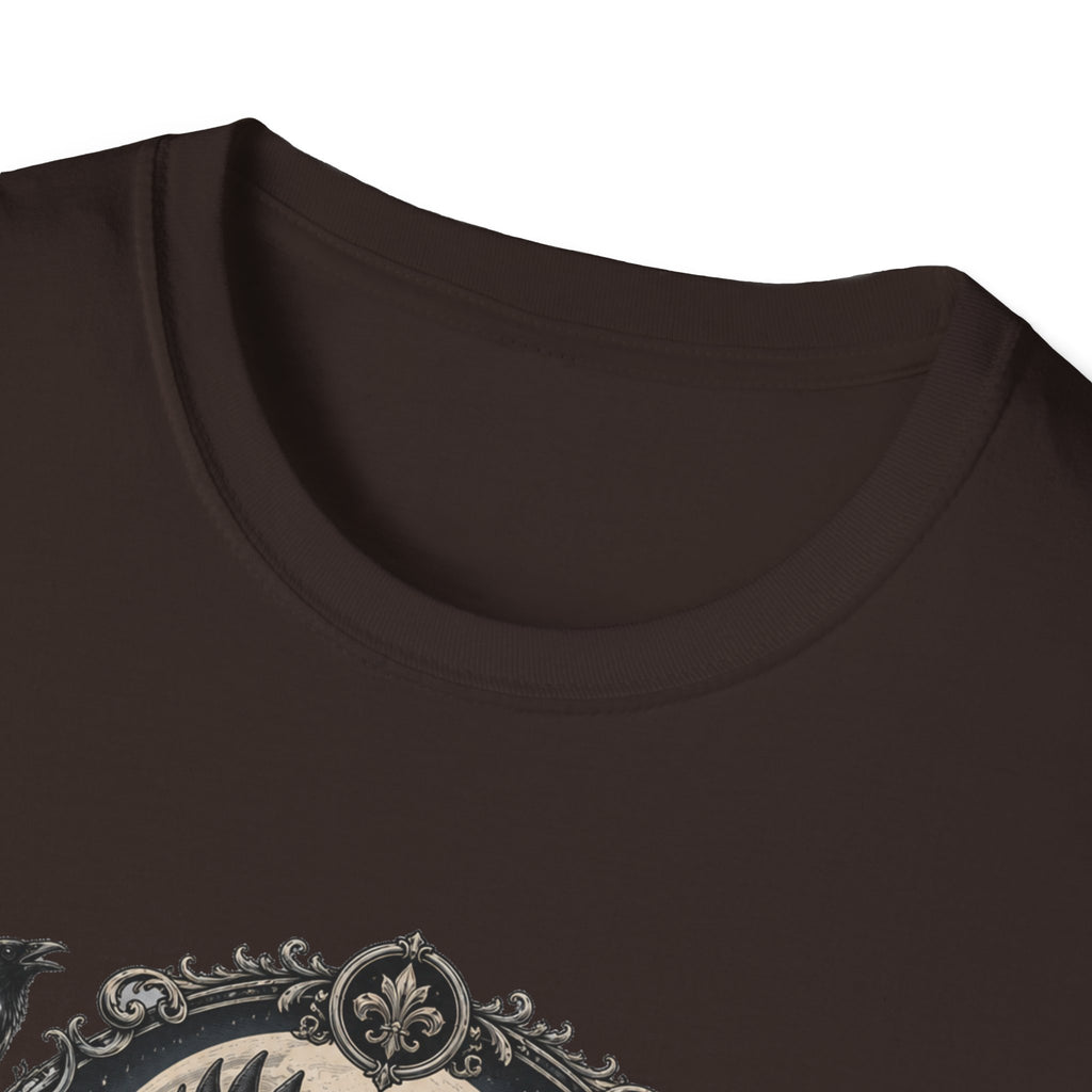 The Midnight Monarch Ayam Cemani T-Shirt — Moonlit Rooster Graphic Tee
