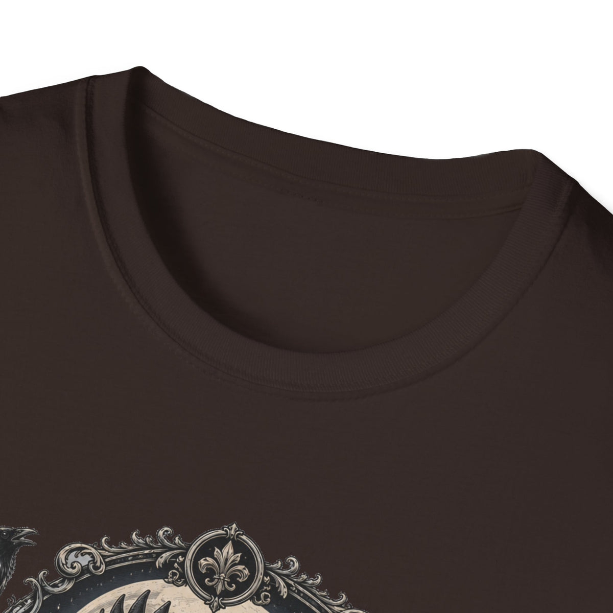 The Midnight Monarch Ayam Cemani T-Shirt — Moonlit Rooster Graphic Tee