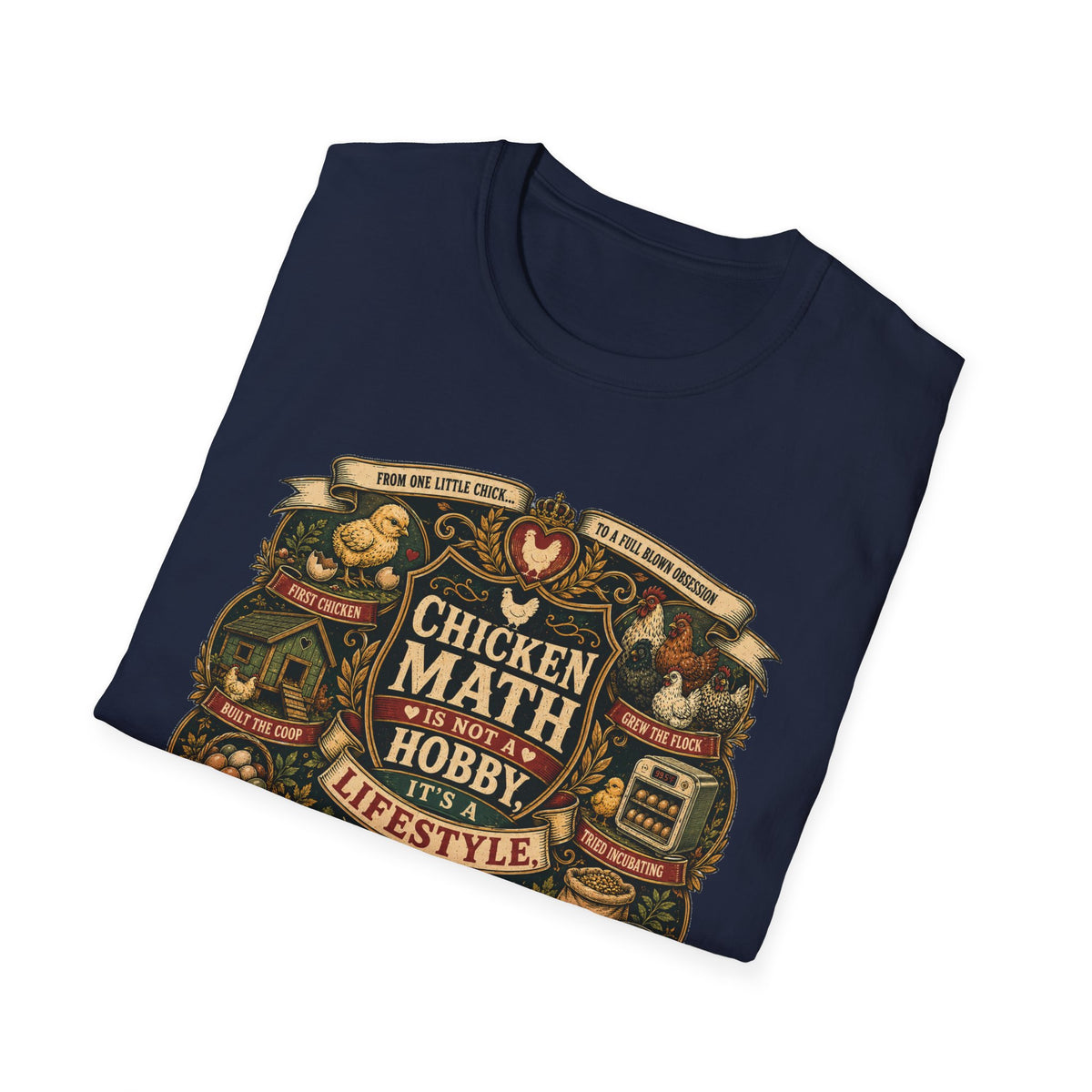 Chicken Math Is Not a Hobby It's a Lifestyle T-Shirt — Graphic Tee