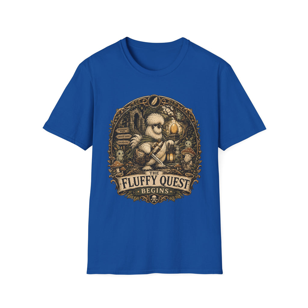 Quest for the Golden Egg Silkie T-Shirt — Enchanted Wood Adventure Tee