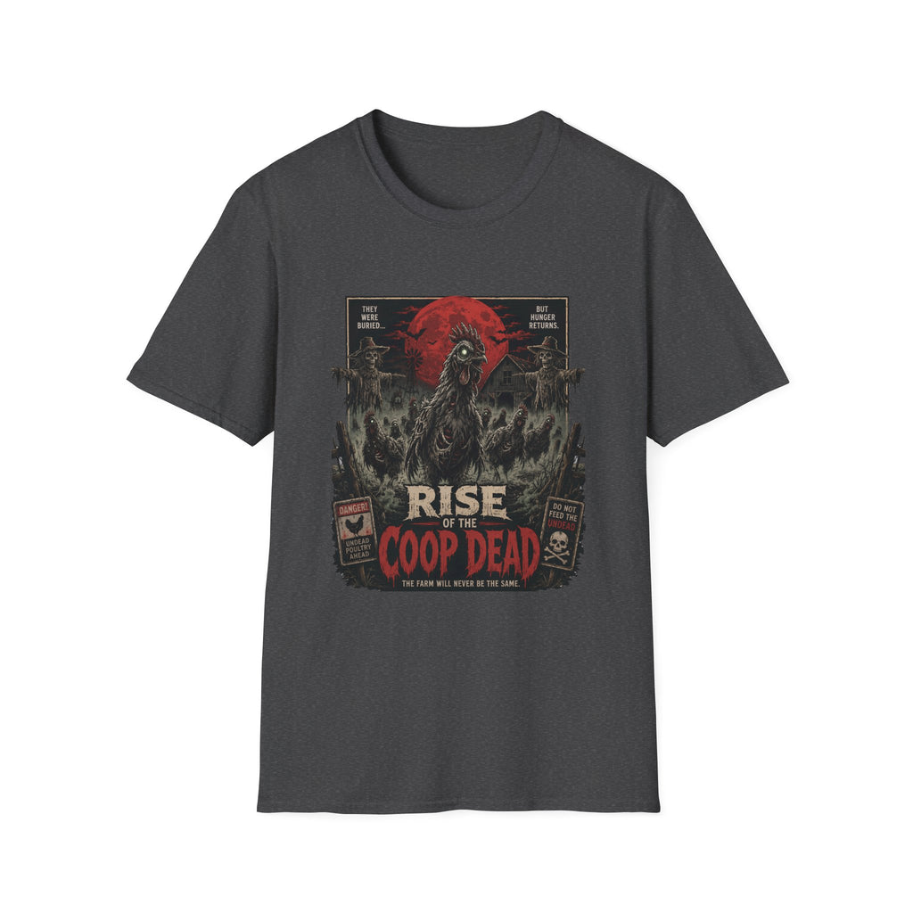 Rise of the Undead Poultry Zombie Chicken T-shirt, photo 8