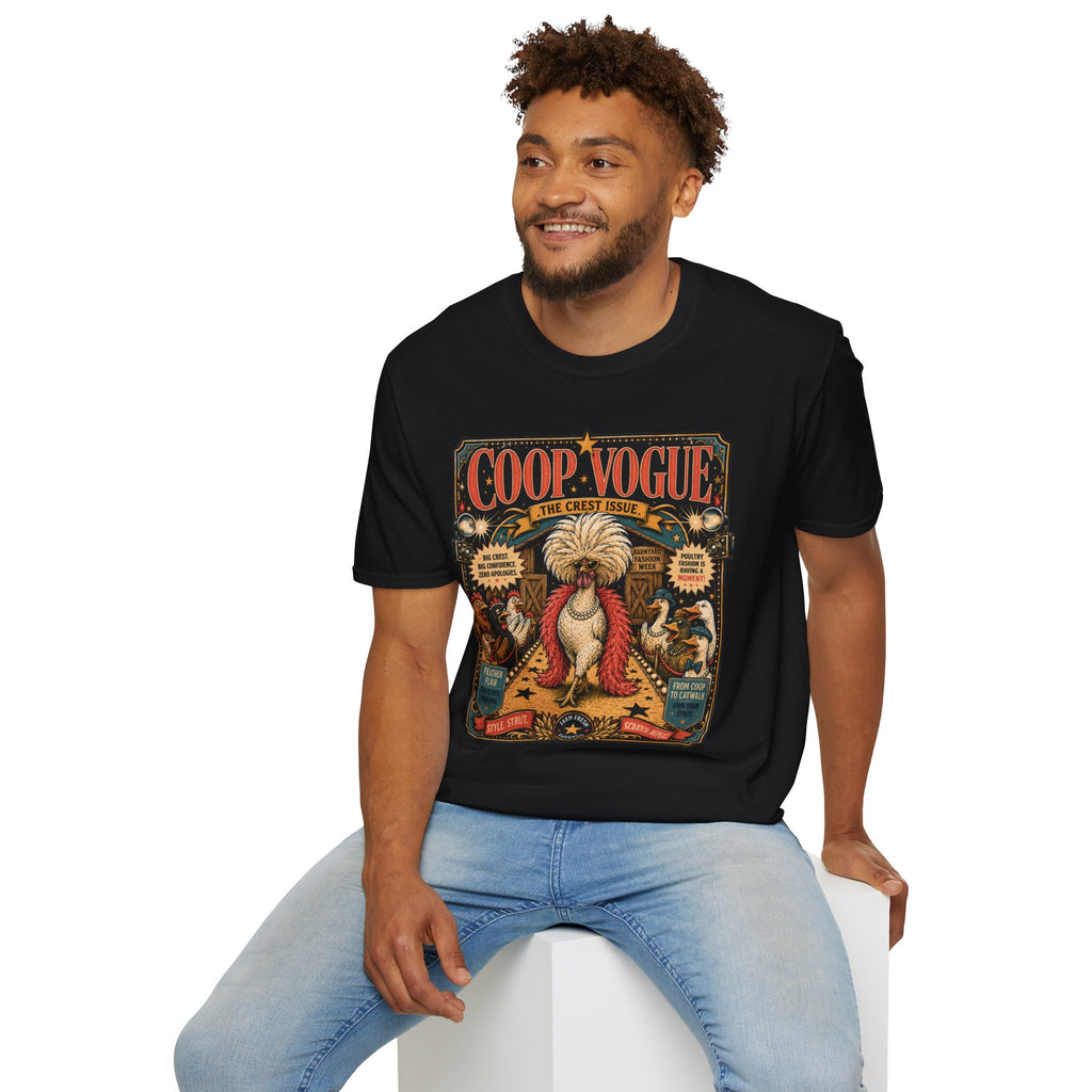 Coop Vogue Barnyard Fashion Week Polish Chicken T-Shirt