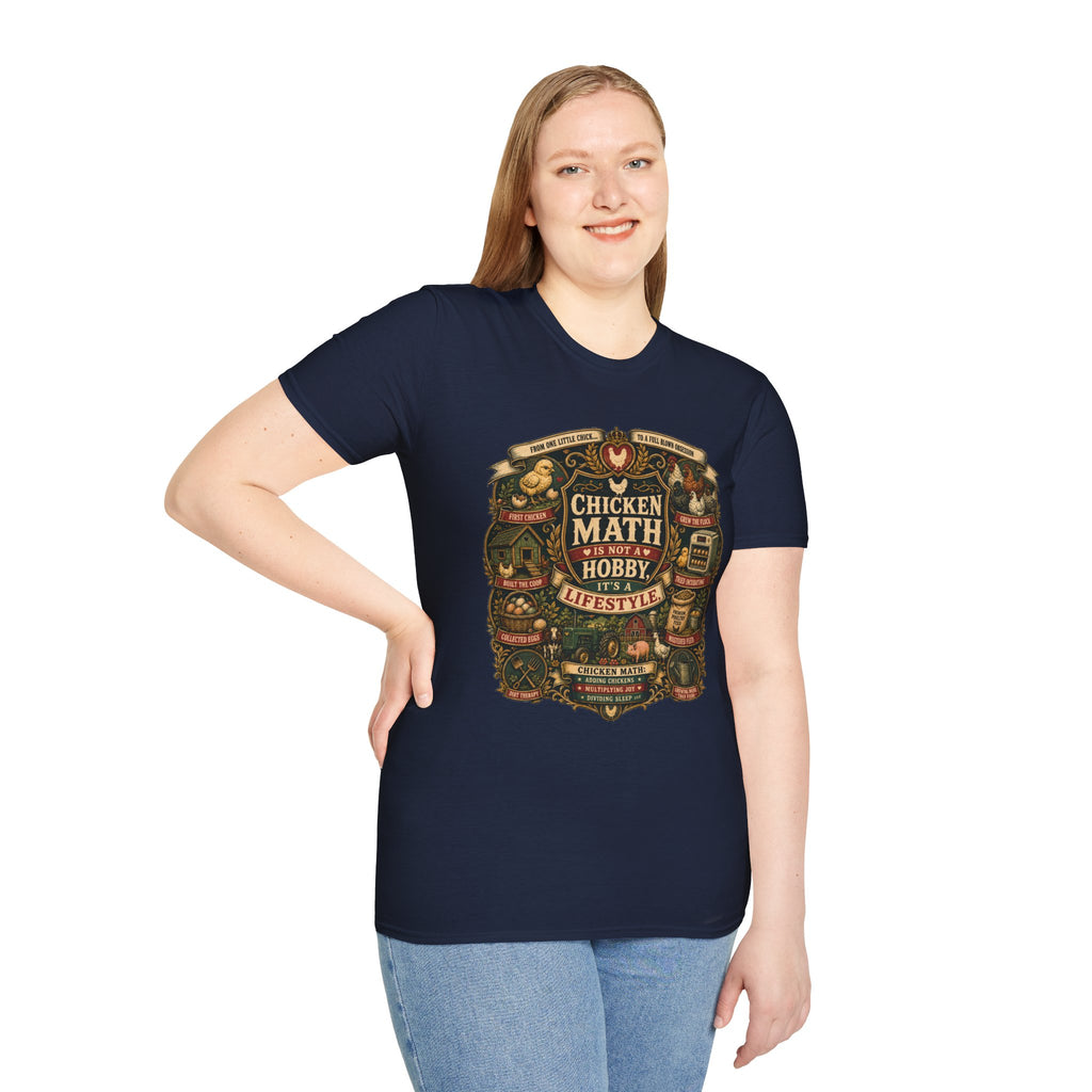 Chicken Math Is Not a Hobby It's a Lifestyle T-Shirt — Graphic Tee