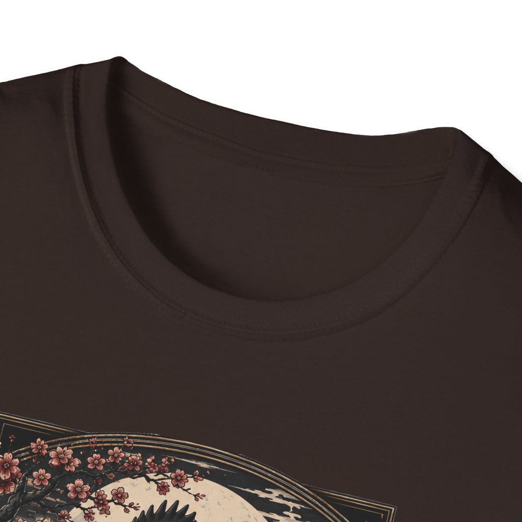 Shadow Samurai Ayam Cemani T-Shirt — Moonrise Warrior Rooster Tee