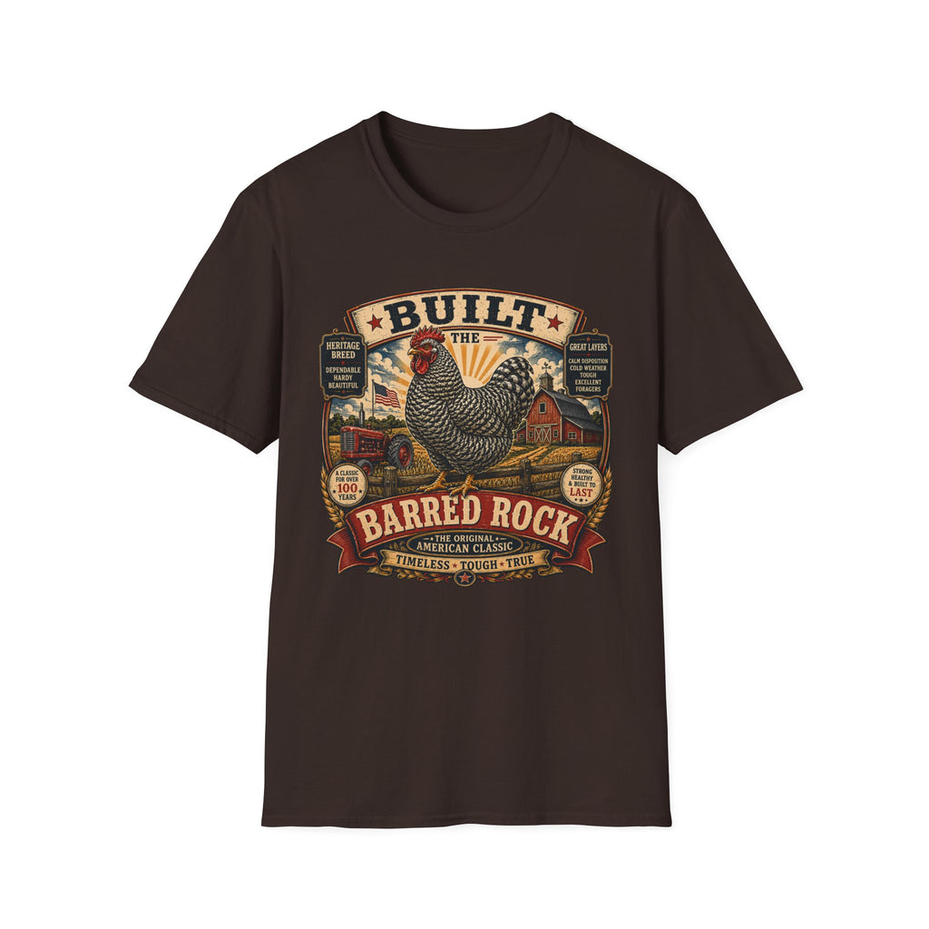 Barred Rock Rooster T-shirt, photo 6