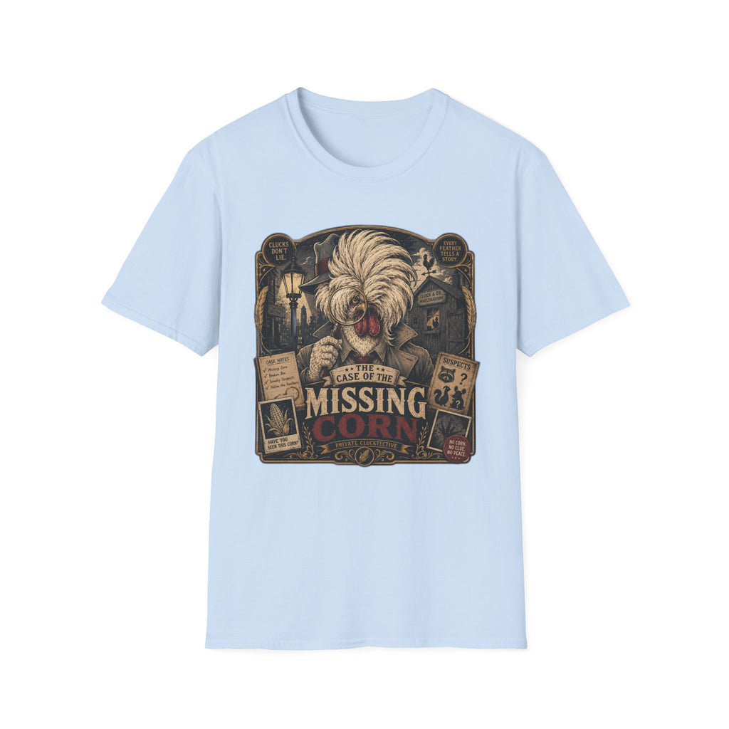 The Case of the Missing Corn Polish Chicken T-shirt, photo 4