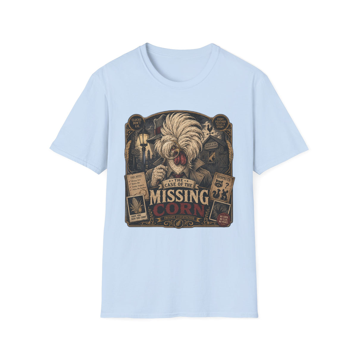 The Case of the Missing Corn Polish Chicken T-shirt, photo 4