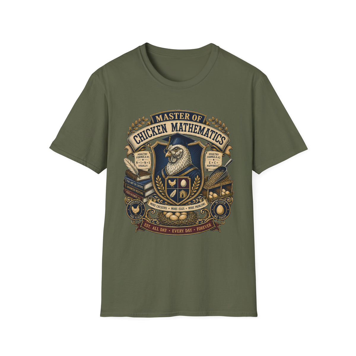 Master of Chicken Mathematics T-shirt, photo 4