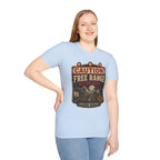 Zombie Chicken Crossing at Night T-Shirt — Spooky Halloween Poultry Tee