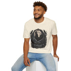 The Midnight Monarch Ayam Cemani T-Shirt — Moonlit Rooster Graphic Tee