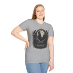 The Midnight Monarch Ayam Cemani T-Shirt — Moonlit Rooster Graphic Tee