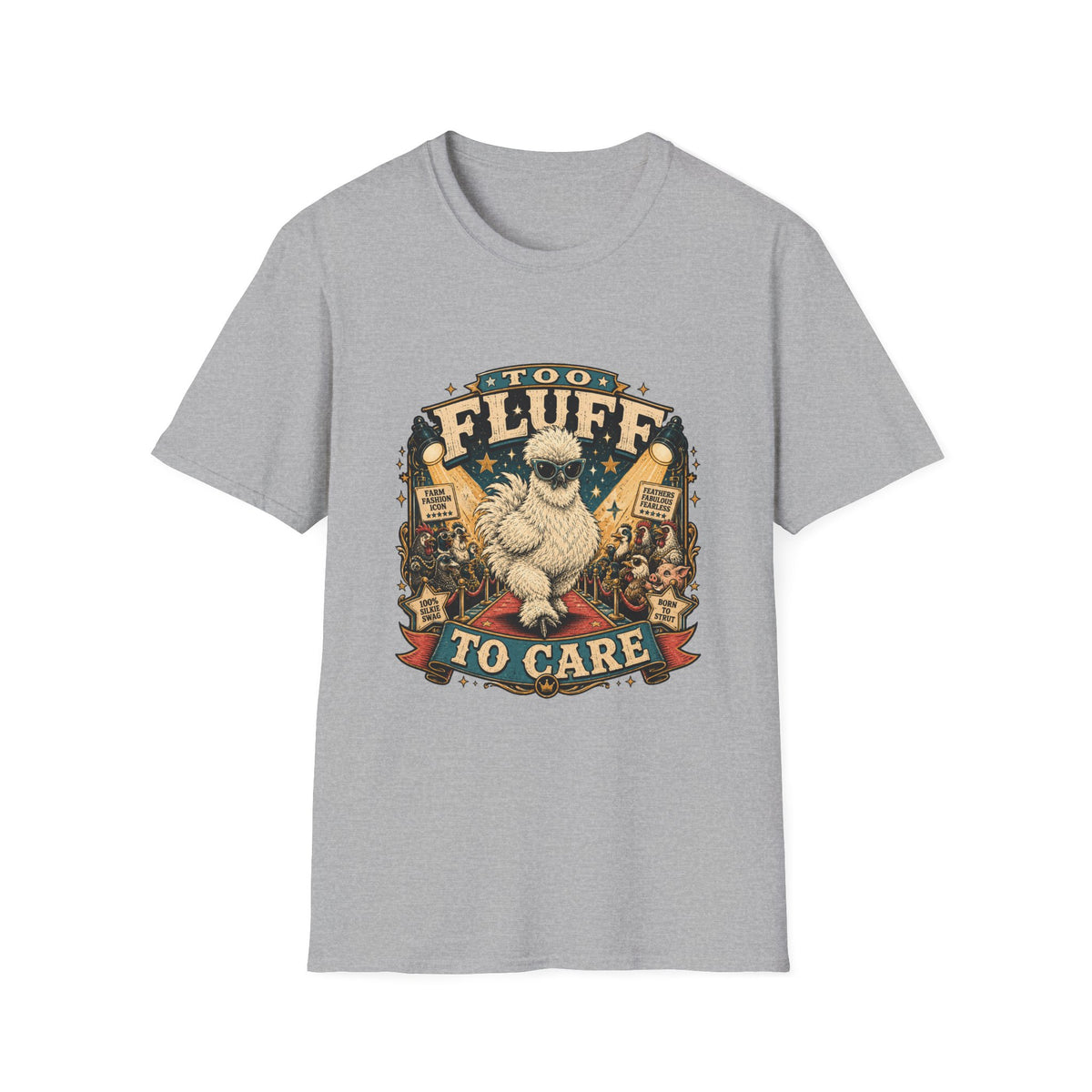 Too Fluff Silkie Chicken T-shirt, photo 3