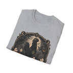 Night Shift Supervisor Ayam Cemani T-Shirt — Caretaker Rooster Graphic Tee