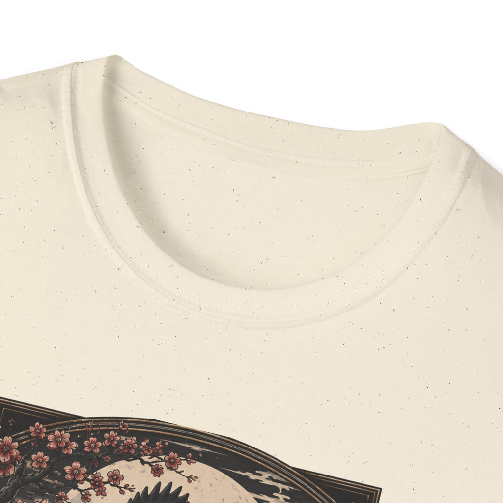 Shadow Samurai Ayam Cemani T-Shirt — Moonrise Warrior Rooster Tee