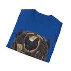 The Black Feather Society Ayam Cemani T-Shirt — Vintage Emblem Rooster Tee
