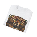 Big Feathers, Bigger Reputation Brahma T-Shirt — Bold Rooster Graphic Tee