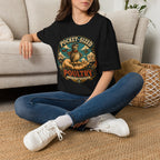 Tiny Quail Adventures T-Shirt — Backyard Bird Keeper Vintage Graphic Tee