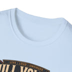 Full Volume Since Sunrise Guinea Fowl T-Shirt — Rock Concert Poultry Poster Tee