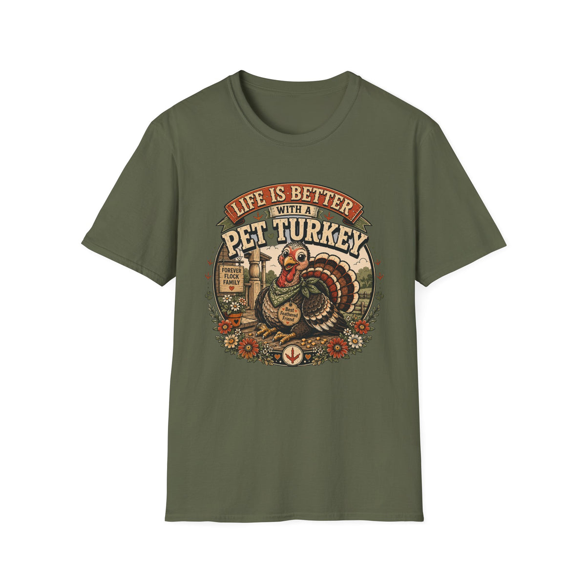 Life Is Better With a Pet Turkey T-shirt, photo 4