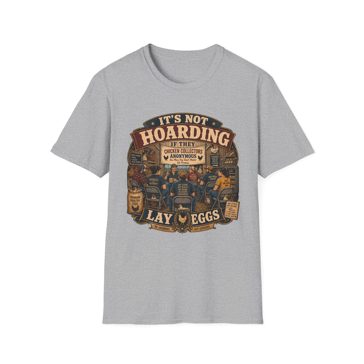 Chicken Collectors Anonymous T-shirt, photo 5