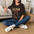 Full Volume Since Sunrise Guinea Fowl T-Shirt — Rock Concert Poultry Poster Tee