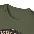 Night Shift Supervisor Ayam Cemani T-Shirt — Graveyard Rooster Graphic Tee