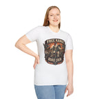Free Range Road Crew Brahma T-Shirt — Biker Rooster Graphic Tee