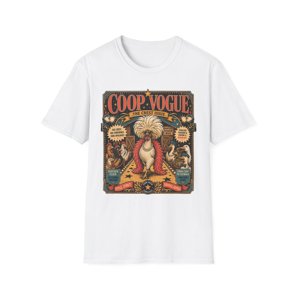 Coop Vogue Barnyard Fashion Week Polish Chicken T-Shirt