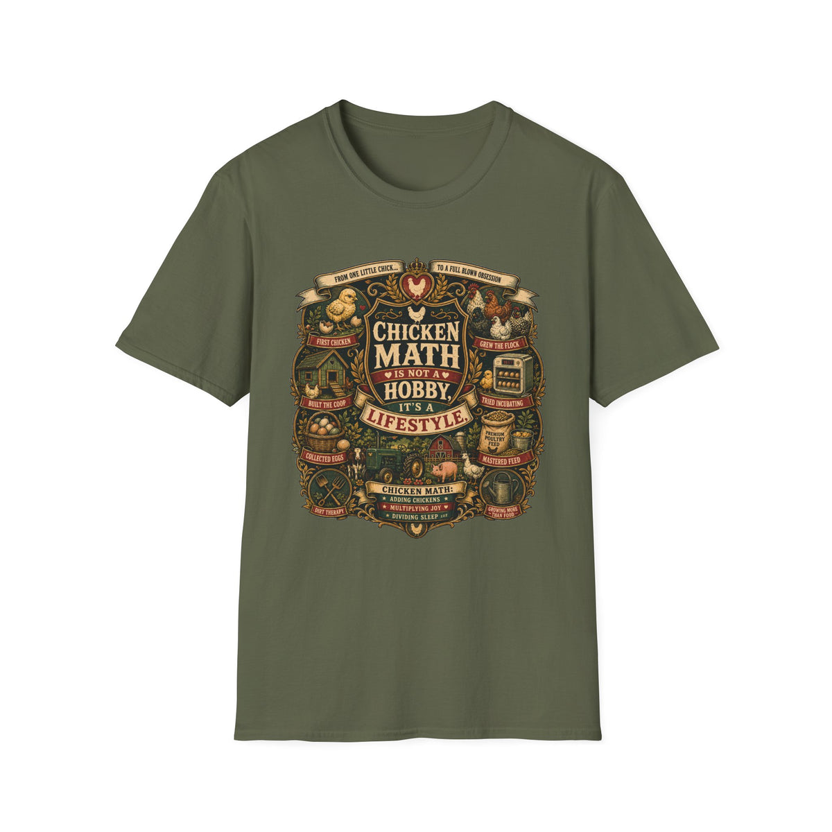 Chicken Math Is Not a Hobby It's a Lifestyle T-shirt, photo 6