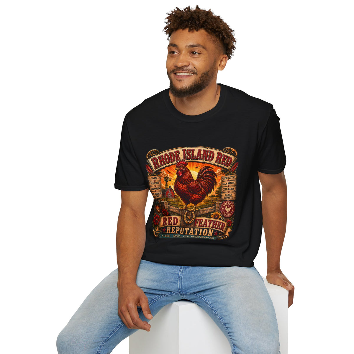 Rhode Island Red Reputation T-Shirt — Heritage Breed Graphic Tee