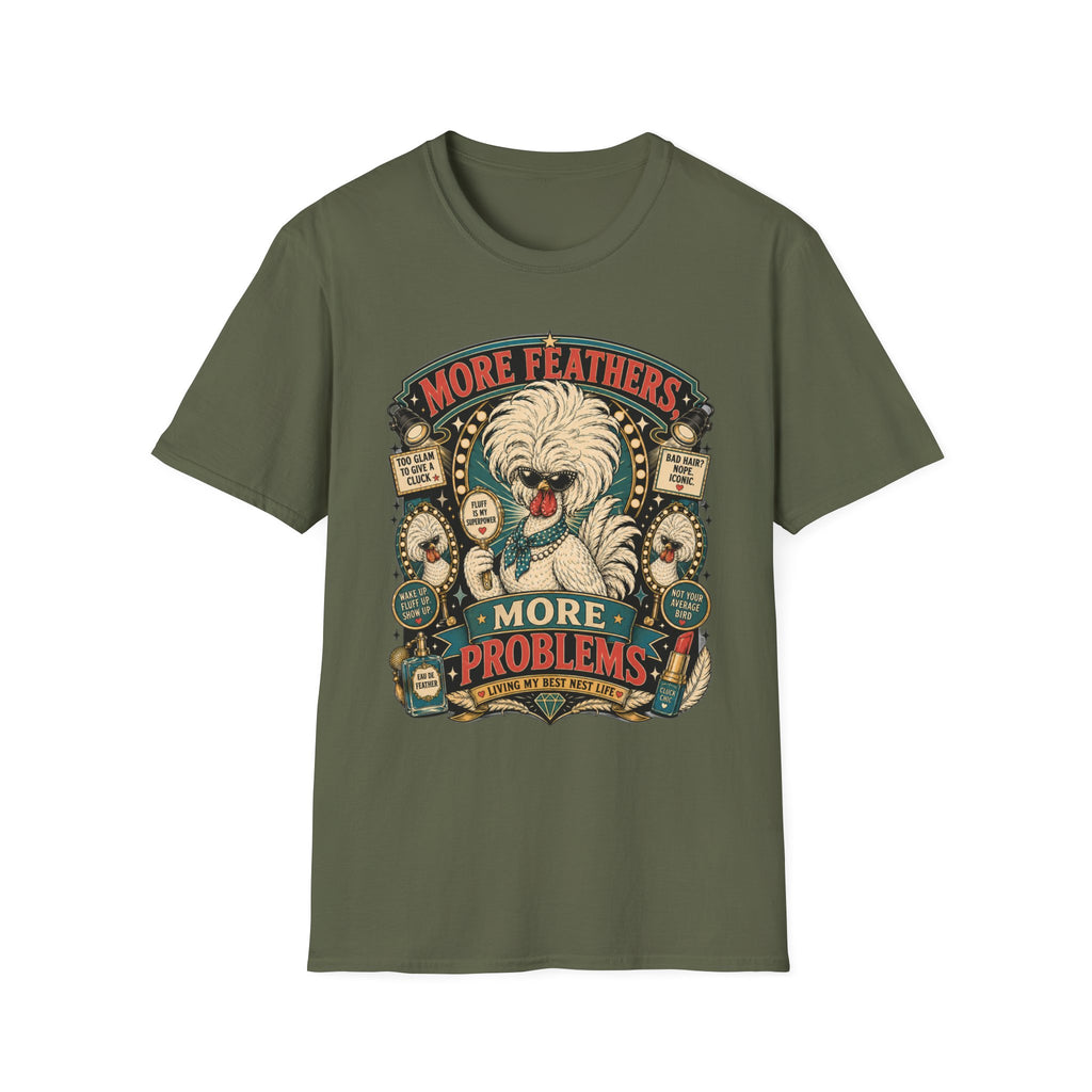 More Feathers, More Problems Polish Chicken T-shirt, photo 6