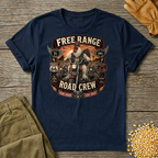 Free Range Road Crew Brahma T-shirt by FeatherPunk