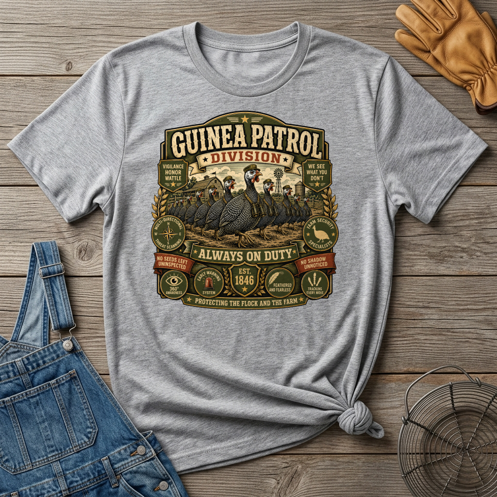 Guinea Patrol Division T-shirt by FeatherPunk
