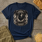 Master of Midnight Feathers Ayam Cemani T-shirt by FeatherPunk