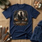 Night Shift Supervisor Ayam Cemani T-shirt by FeatherPunk