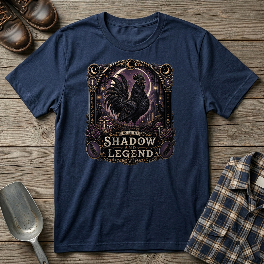 Shadow and Legend Ayam Cemani T-shirt by FeatherPunk