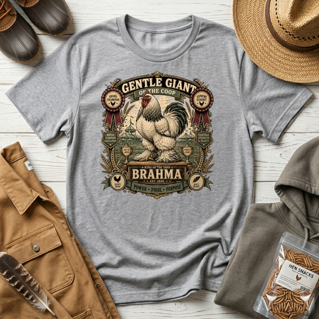 Gentle Giant Heritage Brahma T-shirt by FeatherPunk